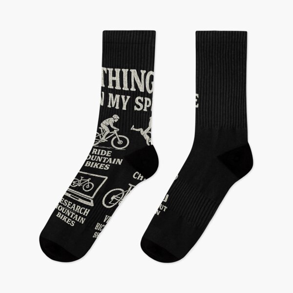 Item preview, Things I Do In My Spare Time Funny Mountain Biking designed and sold by flagylART.