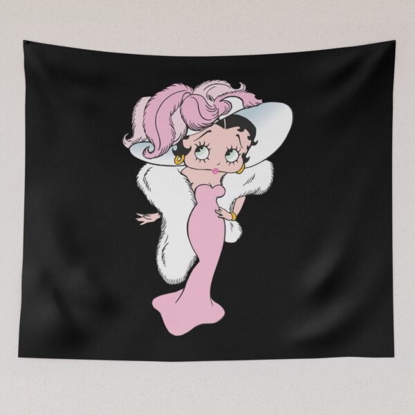 Item preview, Betty Boop in a Pink Dress designed and sold by UngerassaCo.