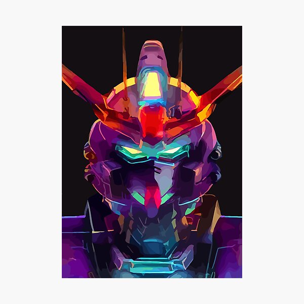 Neon Mecha Photographic Print