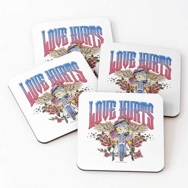 Item preview, Betty Boop Love Hurts Retro Motorcycle Gearhead Betty designed and sold by UngerassaCo.