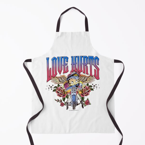 Item preview, Betty Boop Love Hurts Retro Motorcycle Gearhead Betty designed and sold by UngerassaCo.