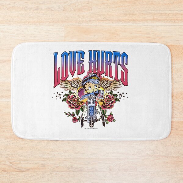 Item preview, Betty Boop Love Hurts Retro Motorcycle Gearhead Betty designed and sold by UngerassaCo.