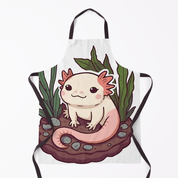 Artikelvorschau, Glücklicher, zarter Axolotl entworfen und verkauft von Silviotas.
