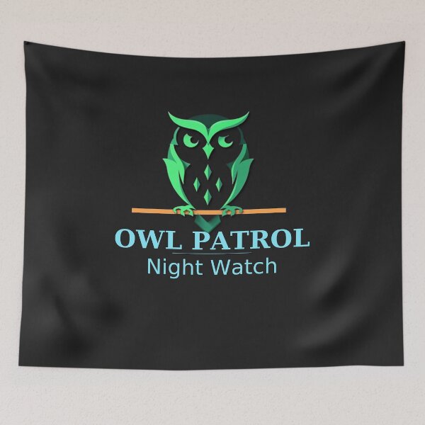 Item preview, Owl Patrol — Night Watch (Nocturnal Birder Tee) designed and sold by Sanctum Icons.