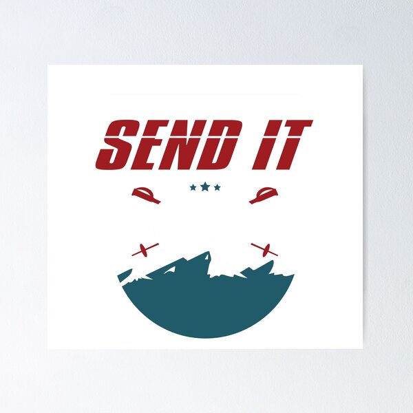 Item preview, Send It Skiing Winter Sports Ski Jump Get Sendy Snowboarding Goggles designed and sold by Rhynowear.