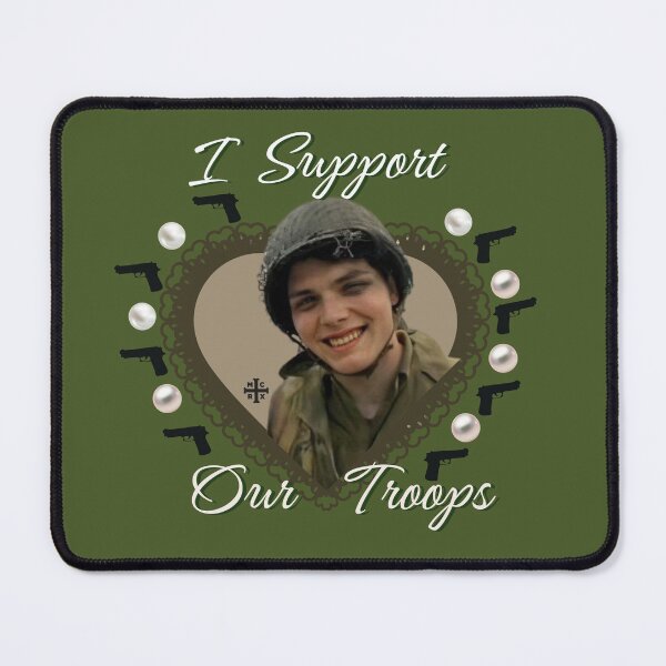 Item preview, I Support Our Troops MCR Gerard Way designed and sold by EarthlyAngelBby.