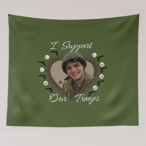 Item preview, I Support Our Troops MCR Gerard Way designed and sold by EarthlyAngelBby.