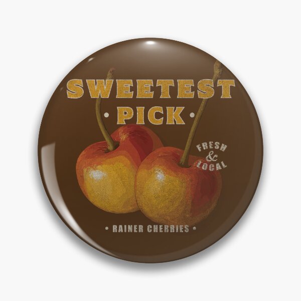 Item preview, Sweetest Pick Faded Vintage Cherry Design Brown designed and sold by reka-designs.