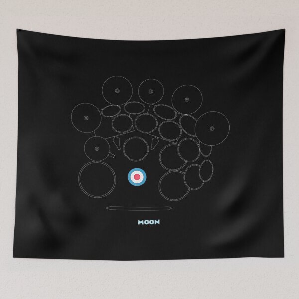 Item preview, El icónico arte del kit del baterista de The Who, Keith Moon designed and sold by HelenGProctor.