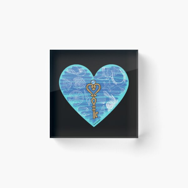 Item preview, Coastal Cowgirl Key Heart  designed and sold by artbyomega.