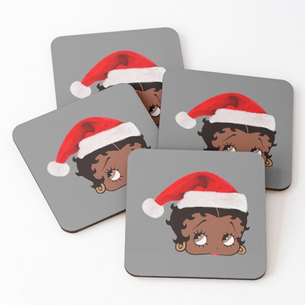 Item preview, Christmas black Betty boop designed and sold by UngerassaCo.