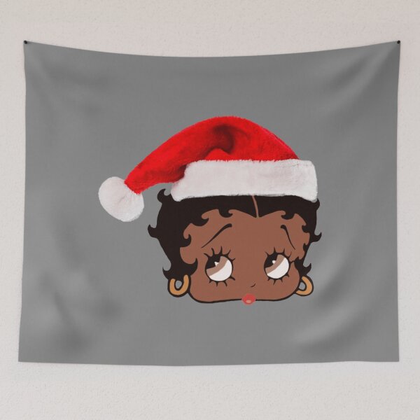 Item preview, Christmas black Betty boop designed and sold by UngerassaCo.