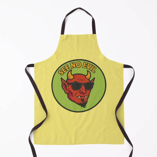 Item preview, See No Evil – Retro Devil Sunglasses Cartoon designed and sold by hangmeart.