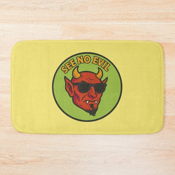 Item preview, See No Evil – Retro Devil Sunglasses Cartoon designed and sold by hangmeart.