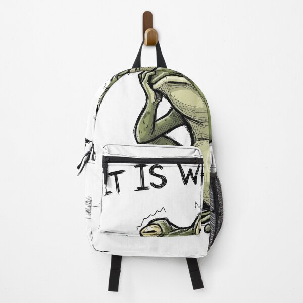 Item preview, Funny Anxious Frog "It Is What It Is" Meme designed and sold by Apex Designs.
