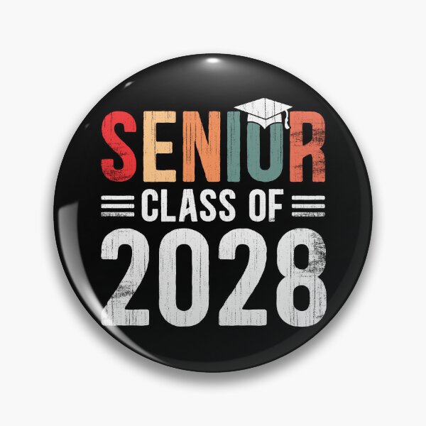 Item preview, Senior Class of 2028 Vintage Retro Graduation Classic designed and sold by Dolphin Graphic.