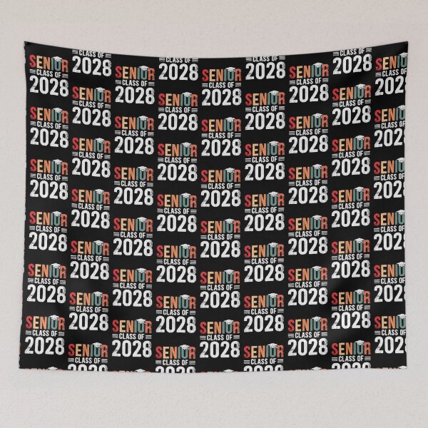 Item preview, Senior Class of 2028 Vintage Retro Graduation Classic designed and sold by Dolphin Graphic.