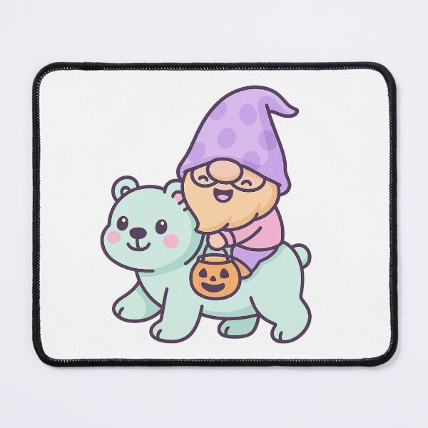 Item preview, Pastel Gnome Riding a Polar Bear – Cute Winter Holiday Tee designed and sold by PrintCreations9.
