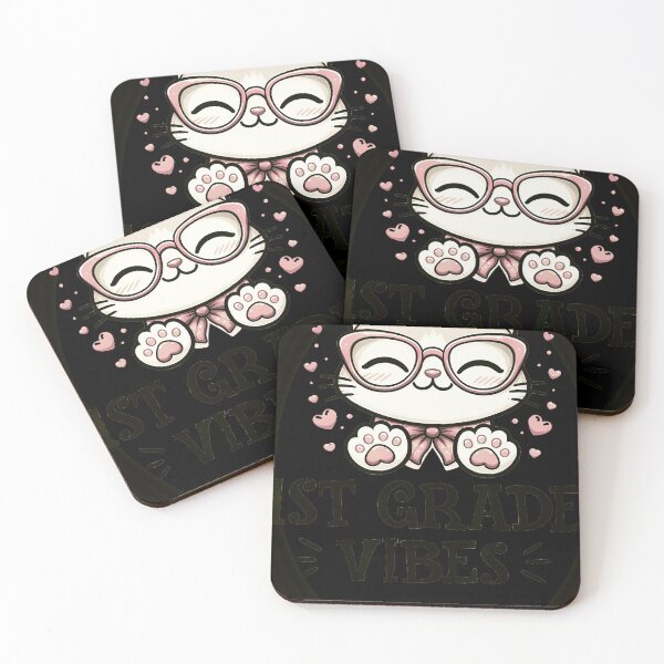 Item preview, 1St Grade Vibes Back To School Cute Cat Cute For Girls (1) designed and sold by hoanguyens4.