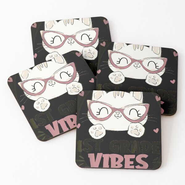 Item preview, 1St Grade Vibes Back To School Cute Cat Cute For Girls designed and sold by hoanguyens4.