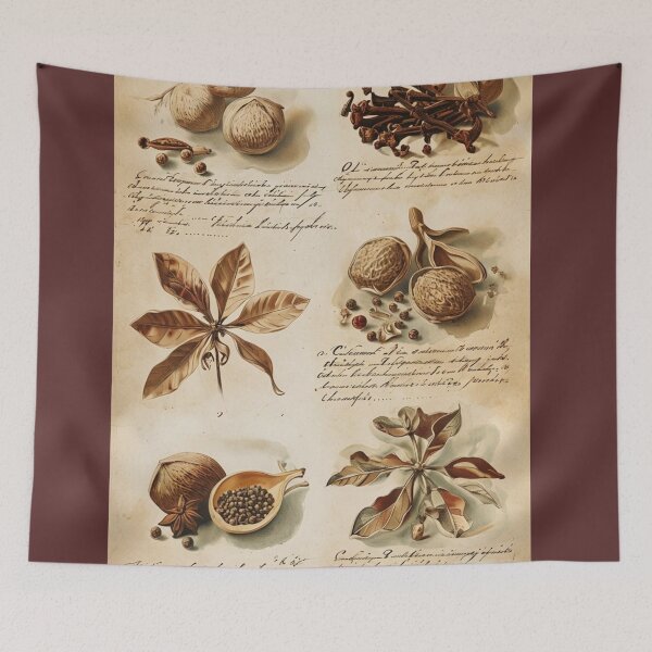 Item preview, Vintage Spices Illustration | Antique Botanical Sketch designed and sold by Antik by Schulz.