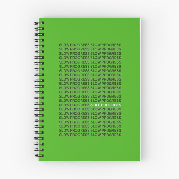 Item preview, Slow Progress Still Progress Motivational Minimalist Typography designed and sold by SuccessHunters.