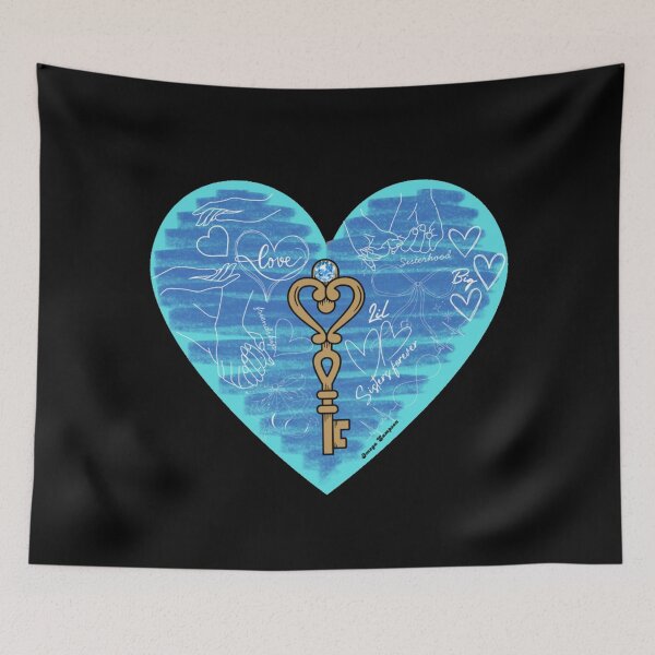 Item preview, Sisterly Love Light Blue  designed and sold by artbyomega.