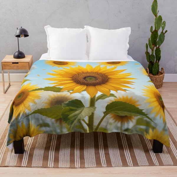 Item preview, Vibrant Sunflowers Under a Clear Sky designed and sold by InezPhotography.