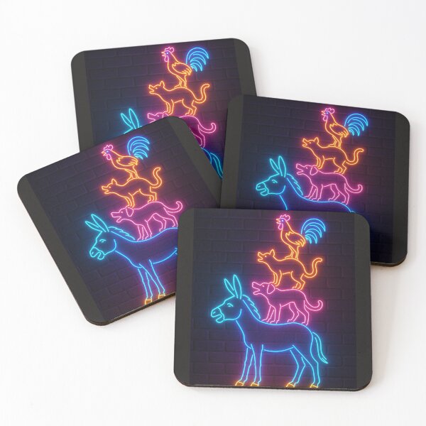 Item preview, Bremen Town Musicians designed and sold by Fies-und-Fein.
