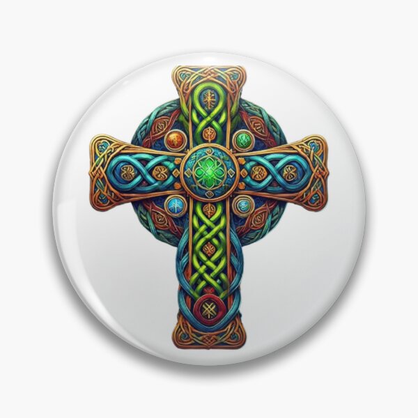 Item preview, Celtic Cross of Elements – Arte Celtica Magica a Colori designed and sold by CelticSoulShop.