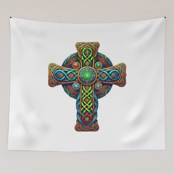 Item preview, Celtic Cross of Elements – Arte Celtica Magica a Colori designed and sold by CelticSoulShop.