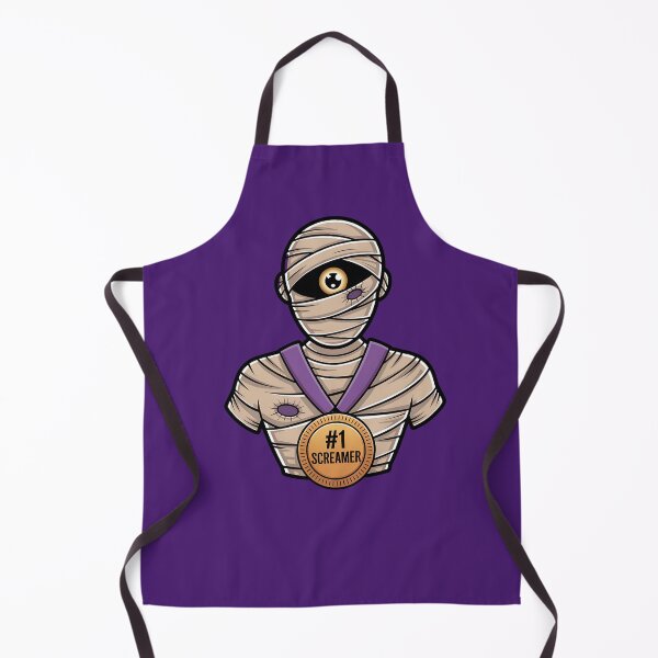 Item preview, #1 Screamer Medal - Funny Halloween Mummy designed and sold by LunaSpellStudio.