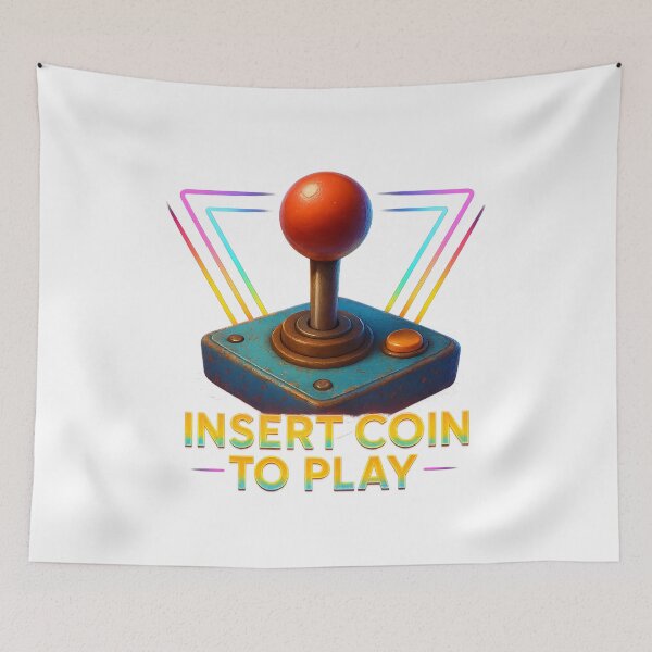 Item preview, INSERT COIN TO PLAY designed and sold by Canvations.