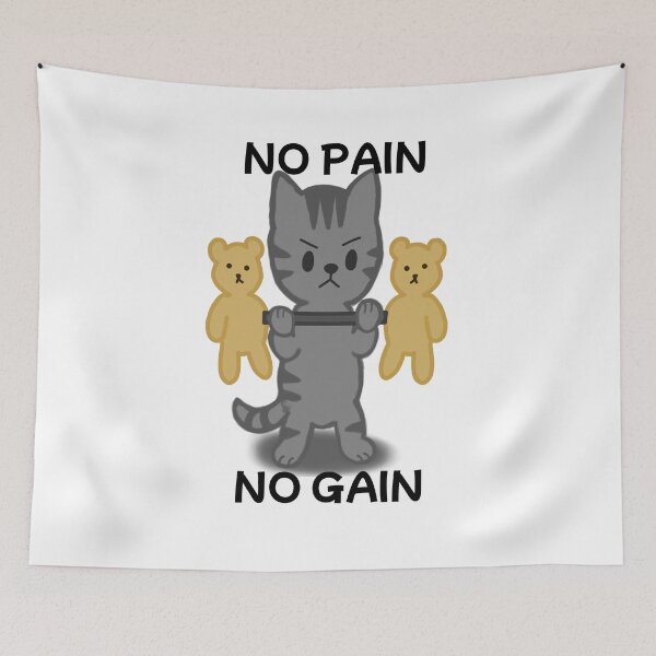Item preview, No Pain No Gain designed and sold by toni-aguilar22.