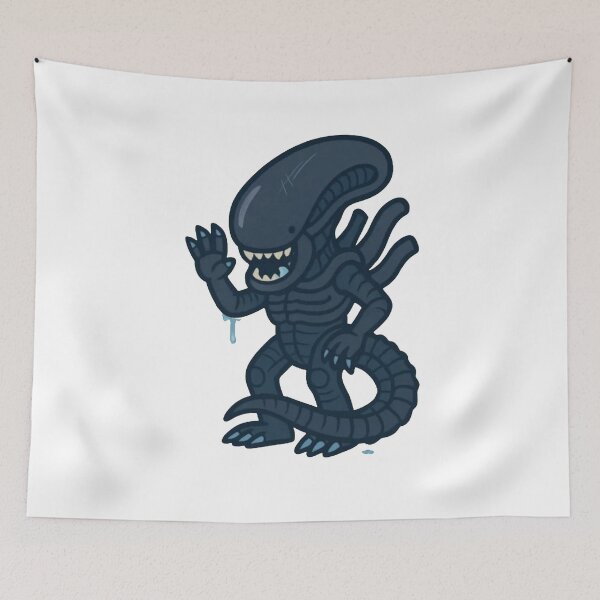 Item preview, The Alien's Adorable Brood - Xenomorph Queen  designed and sold by CleverCulture.