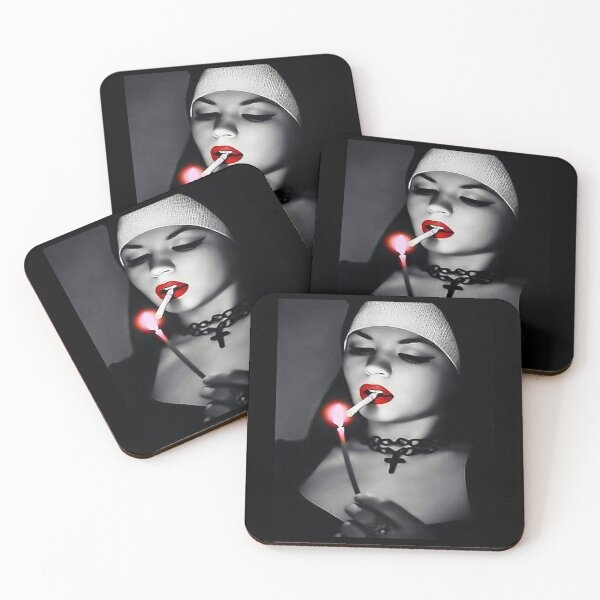 Item preview, Nun Smoke Beauty Poster designed and sold by Pfannerstill89.