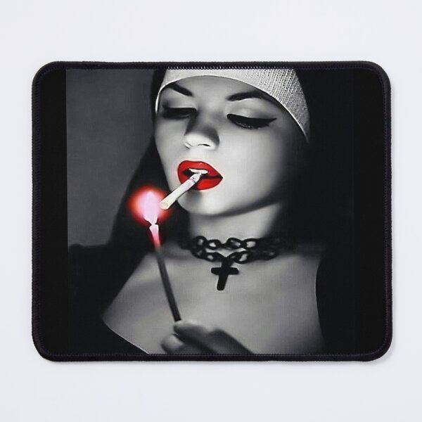 Item preview, Nun Smoke Beauty Poster designed and sold by Pfannerstill89.