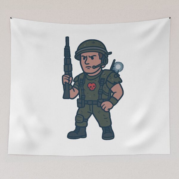 Item preview, The Alien's Adorable Brood - Corporal Hicks designed and sold by CleverCulture.