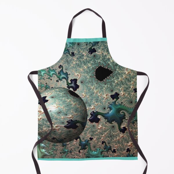 Item preview, Emerald and Gold Mandelbrot with Sphere designed and sold by Yolanda Caporn Art.