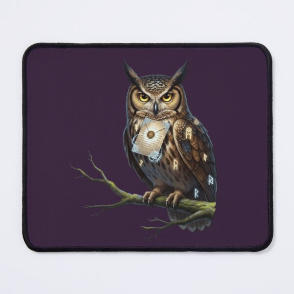 Item preview, Mystical Owl with Magic Letter designed and sold by Mayverse.
