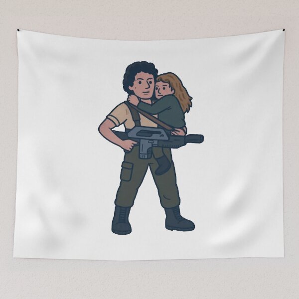 Item preview, The Alien's Adorable Brood - Ellen Ripley  designed and sold by CleverCulture.