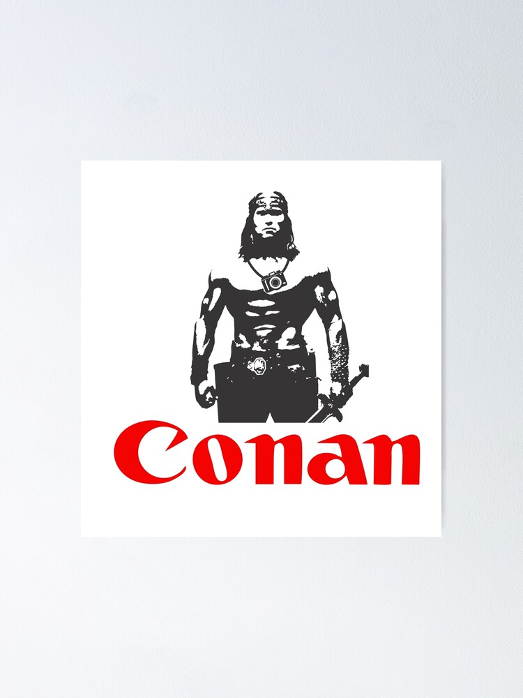 Poster Conan Le Barbare Par Lbines Redbubble