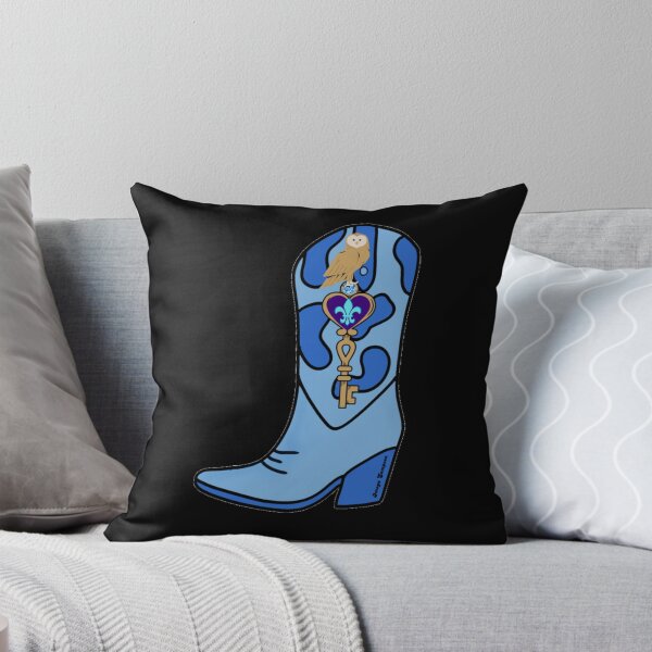 Item preview, Coastal Cowgirl Key Heart Boot designed and sold by artbyomega.