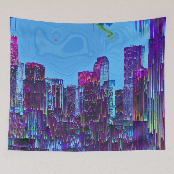 Item preview, Glitch City with Surreal Sky designed and sold by Jim Plaxco.