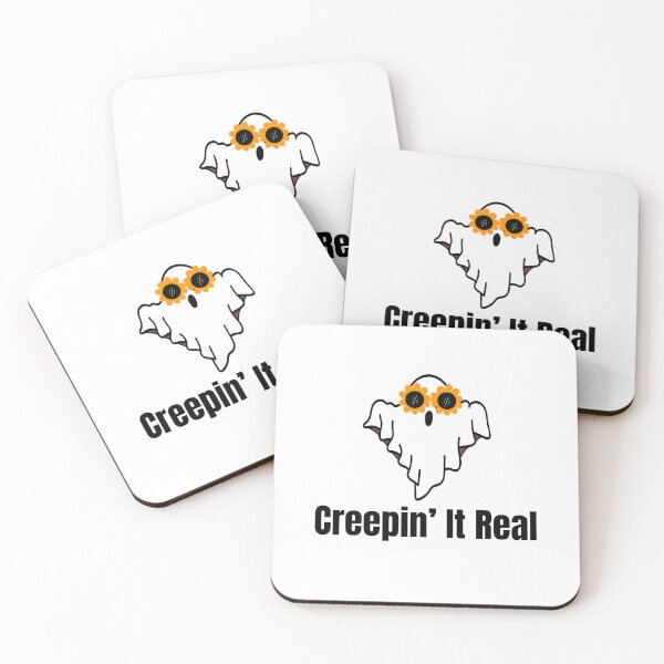 Item preview, Sunflower Ghost Cute Spooky Halloween Design Creepin it Real designed and sold by luckyhue.