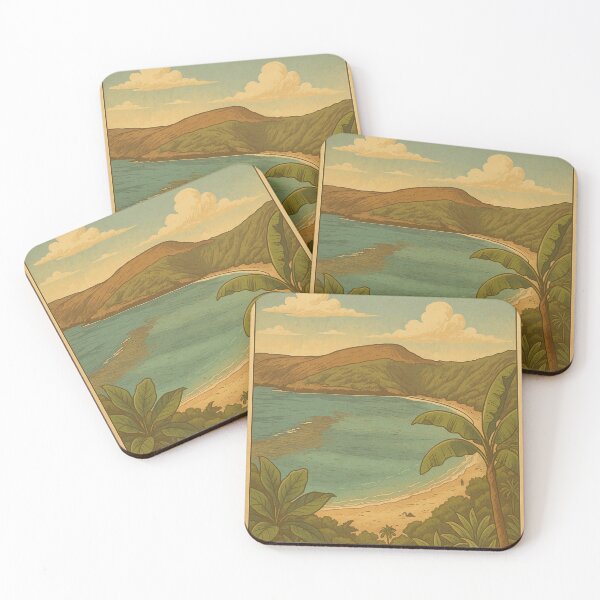 Item preview, Vintage Hanauma Bay Poster designed and sold by CreativeEmily.