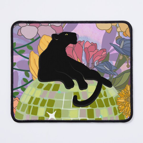 Item preview, Black Panther on Disco Ball designed and sold by Haylea Does Art.