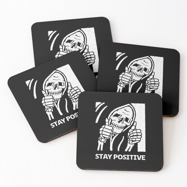 Item preview, Spooky Grim Reaper Skeleton Halloween Positive Vibes Funny Gothic designed and sold by w1ckerman.