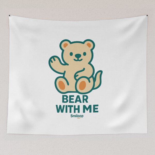 Item preview, Bear With Me – Cute Bear Design designed and sold by Smiloop Kivivi.