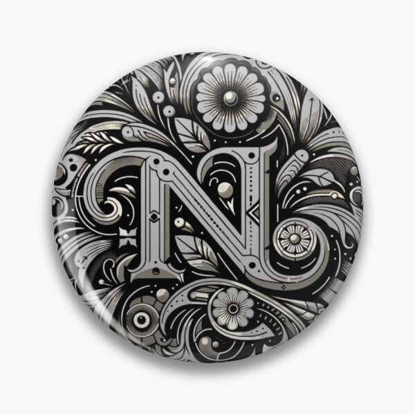 Item preview, Ornamental Typography Art – Letter N designed and sold by SholoStudio.